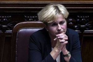 Il ministro dello Sviluppo Economico Federica Guidi durante il Question Time alla Camera, Roma, 10 settembre 2014. ANSA/ANGELO CARCONI